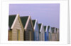 Beach huts in a row, close-up by Assaf Frank